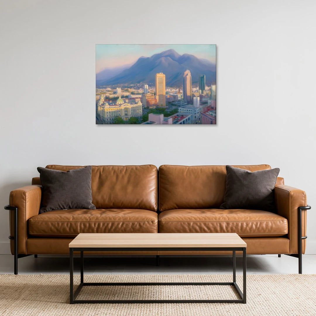 Macroplaza Skyline - Canvas Wall Art - Sofa - 36x24