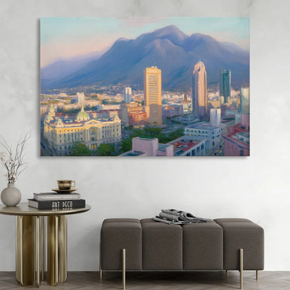 Macroplaza Skyline Living Room - Canvas Wall Art