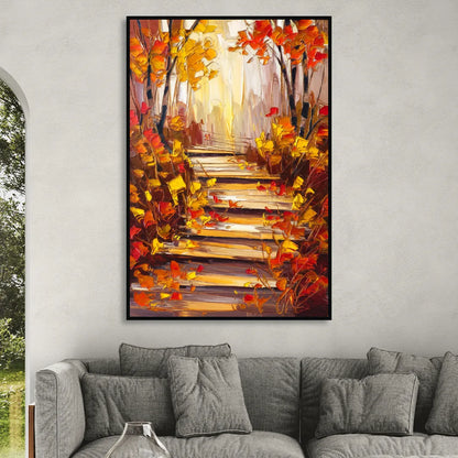 Madison Arboretum Trails Sitting Room - Black Canvas Wall Art