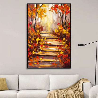 Madison Arboretum Trails Living Room - Black Canvas Wall Art