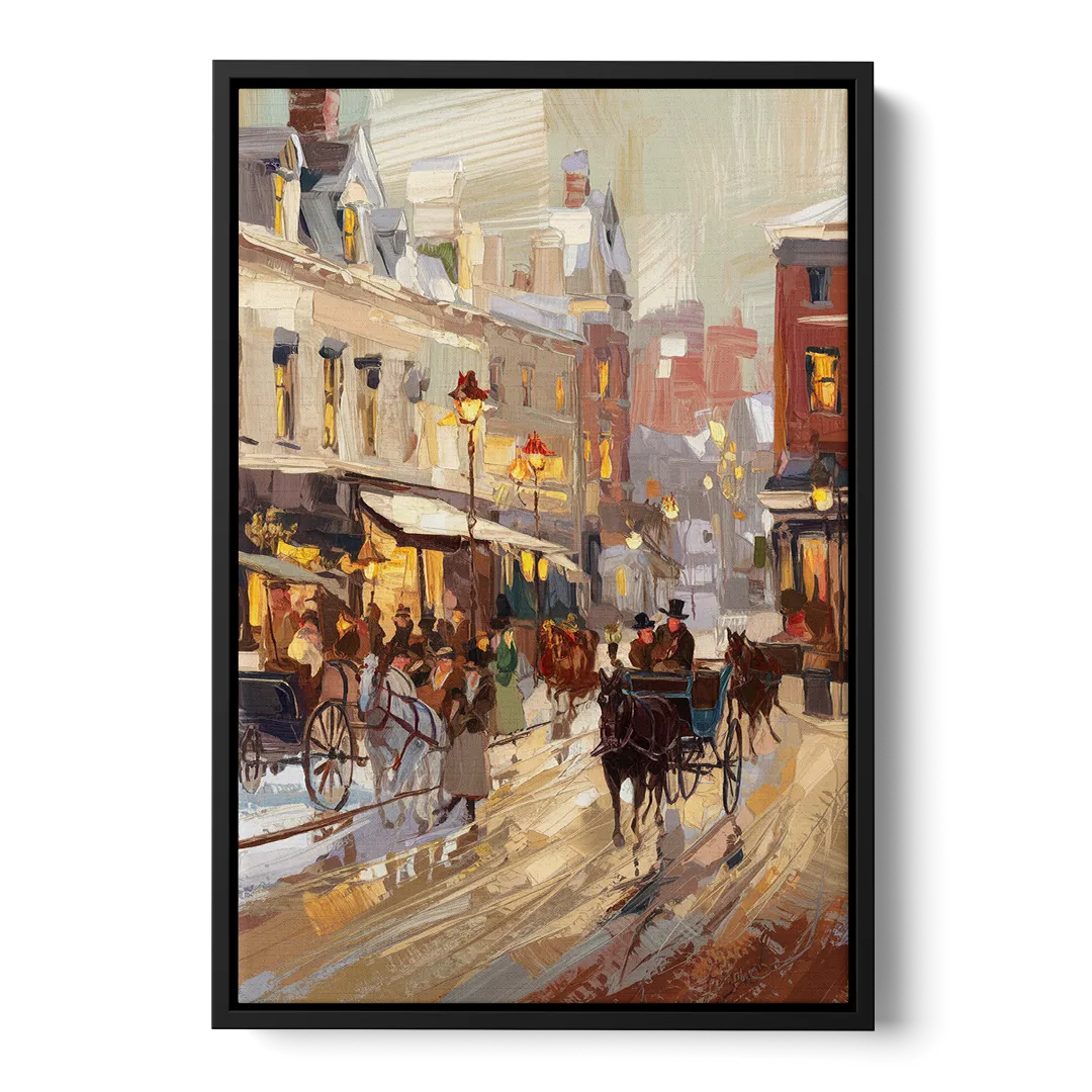 Madison Cultural Heritage Front - Black Canvas Wall Art