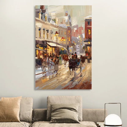 Madison Cultural Heritage Living Room - Canvas Wall Art