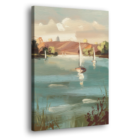 Madison Lake Mendota Serenity - Canvas Wall Art - Side