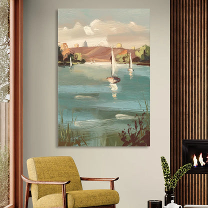 Madison Lake Mendota Serenity Living Room - Canvas Wall Art