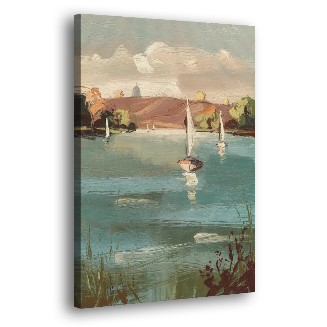 Madison Lake Mendota Serenity Side - Canvas Wall Art