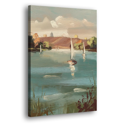 Madison Lake Mendota Serenity Side - Canvas Wall Art