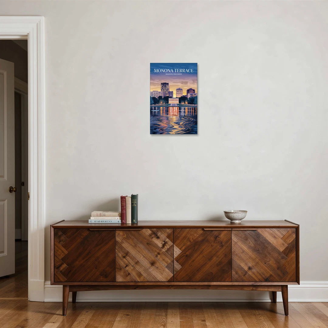 Madison Monona Terrace View - Canvas Wall Art - Coffee Table - 16x24