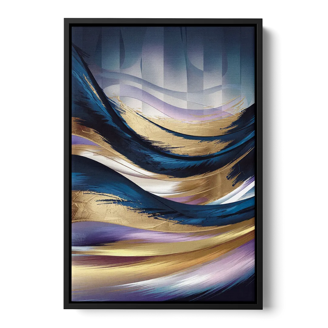 Madison Overture Center Scene Front - Black Canvas Wall Art