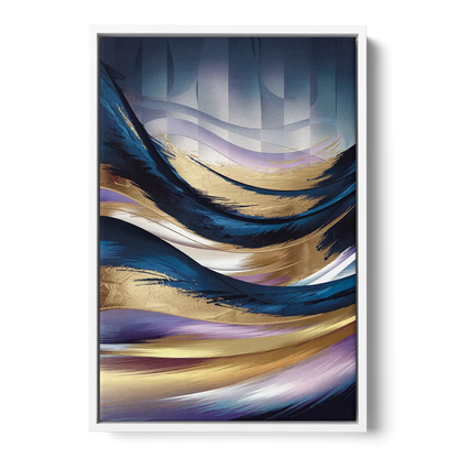 Madison Overture Center Scene Front - White Canvas Wall Art