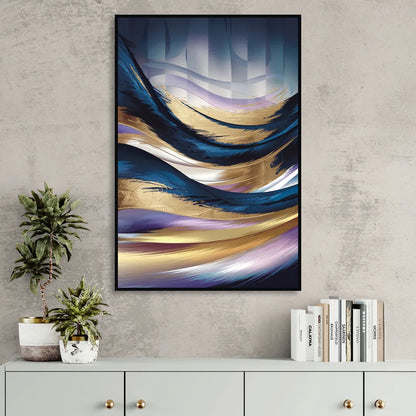 Madison Overture Center Scene Living Room - Black Canvas Wall Art