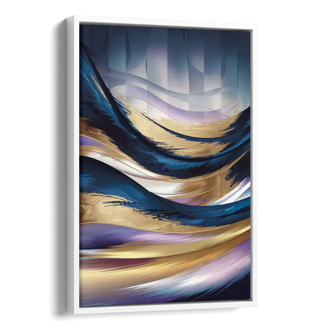 Madison Overture Center Scene Side - White Canvas Wall Art