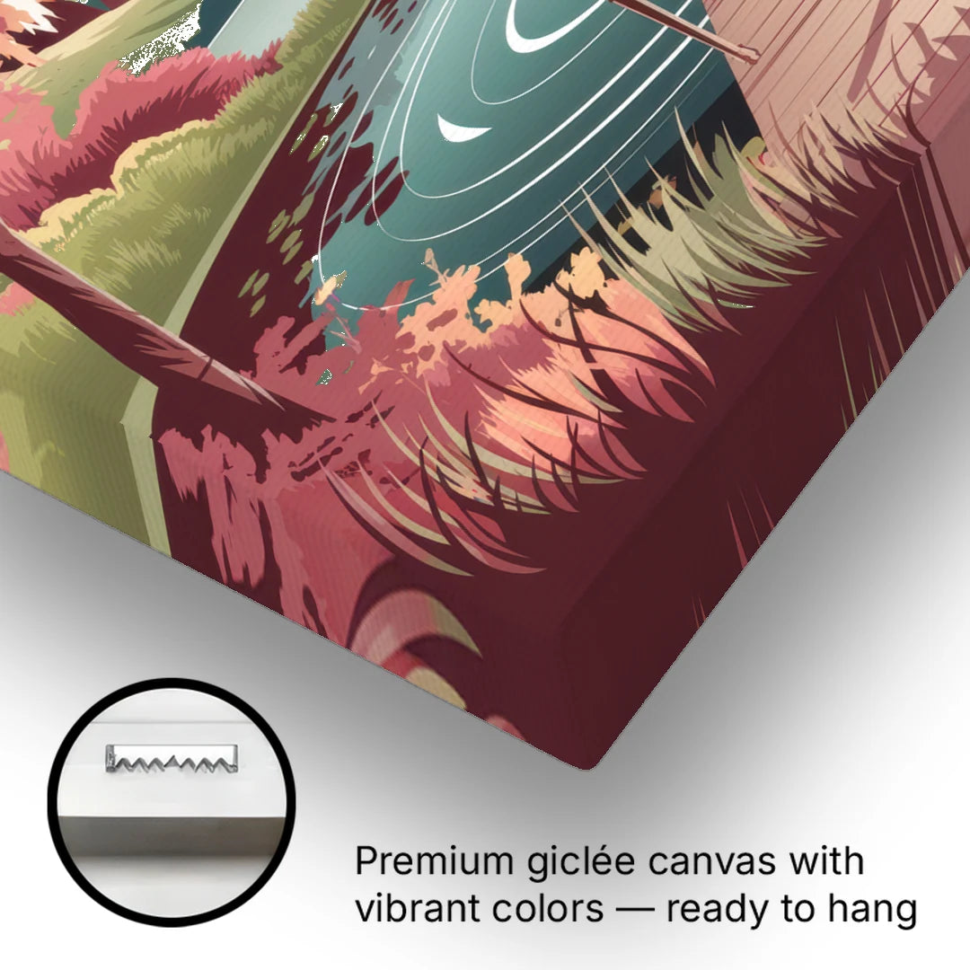 Madison Scenic Lakeshores - Canvas Wall Art - Gallery Wrap Corner