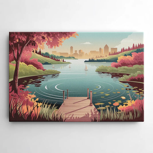 Madison Scenic Lakeshores - Canvas Wall Art