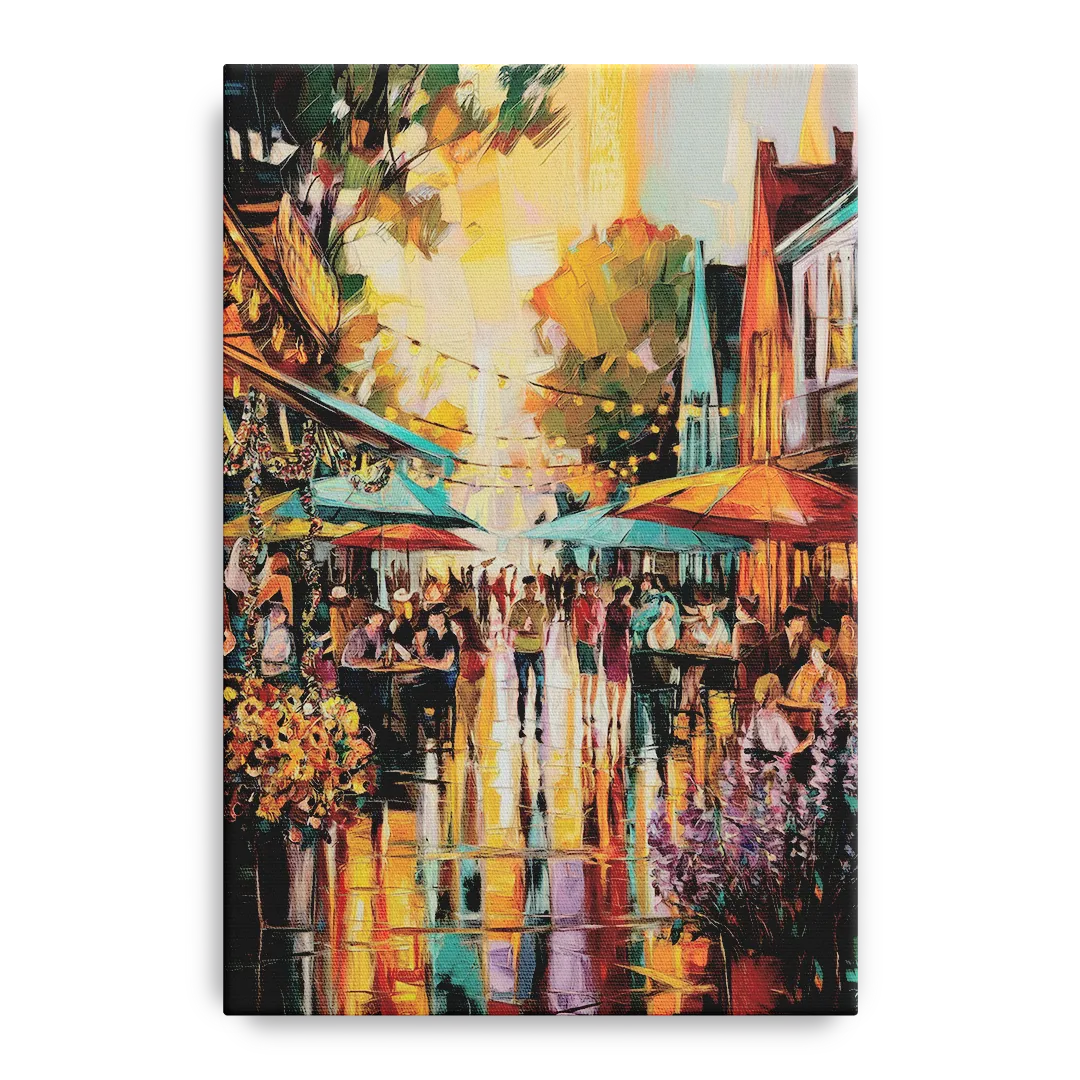 Madison Summer Festival Scene Front - Canvas Wall Art