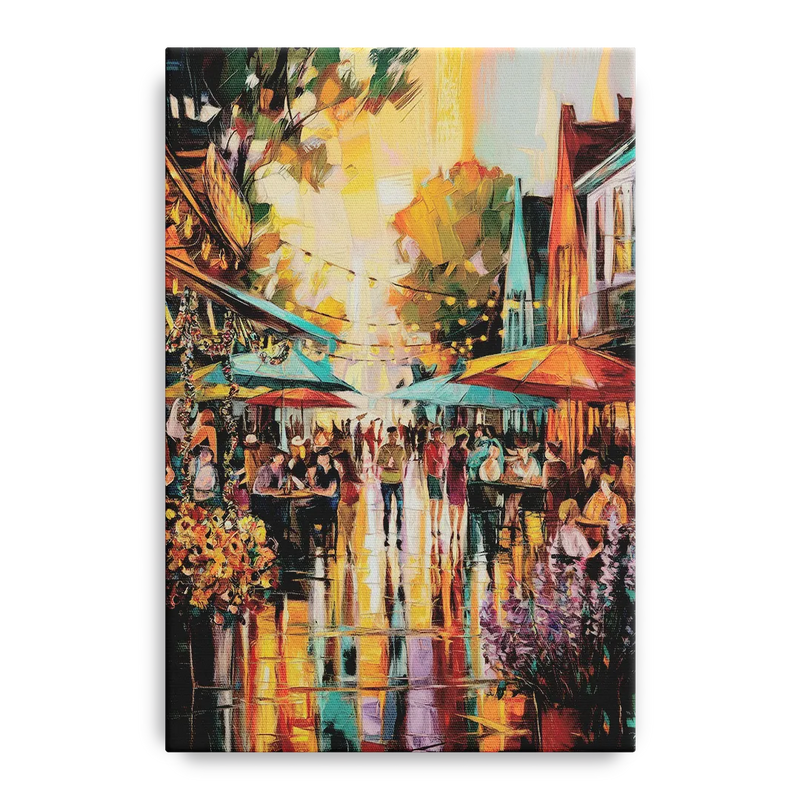 Madison Summer Festival Scene Front - Canvas Wall Art