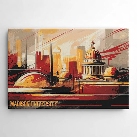 Madison University Spirit - Canvas Wall Art