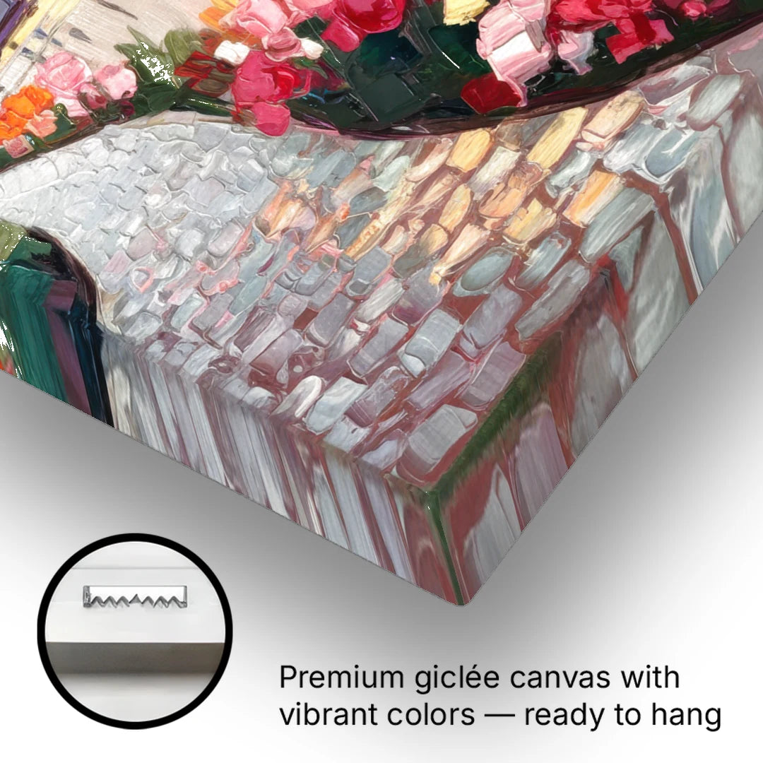 Madison Waterfront Stroll - Canvas Wall Art - Gallery Wrap Corner