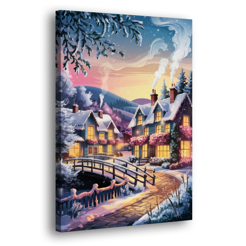 Madison Winter Wonderland - Canvas Wall Art - Side
