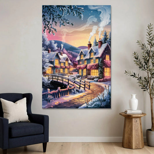 Madison Winter Wonderland - Canvas Wall Art - Sofa - 40x60