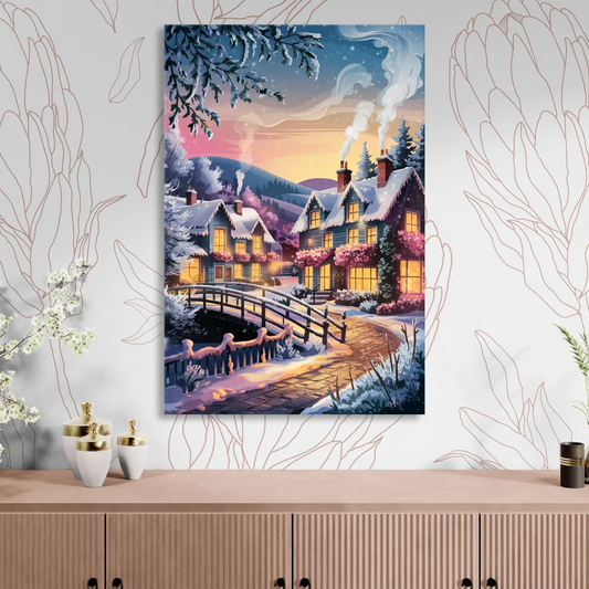 Madison Winter Wonderland Living Room - Canvas Wall Art