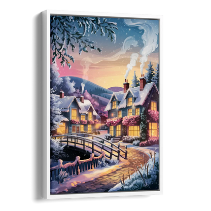 Madison Winter Wonderland Side - White Canvas Wall Art