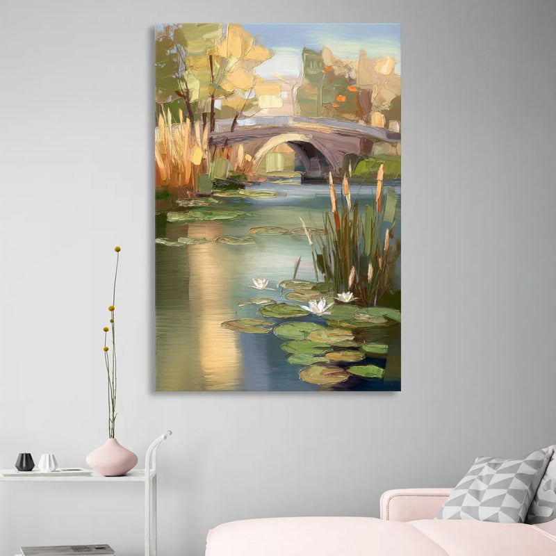Madison Yahara River Tranquility Sitting Room - Canvas Wall Art
