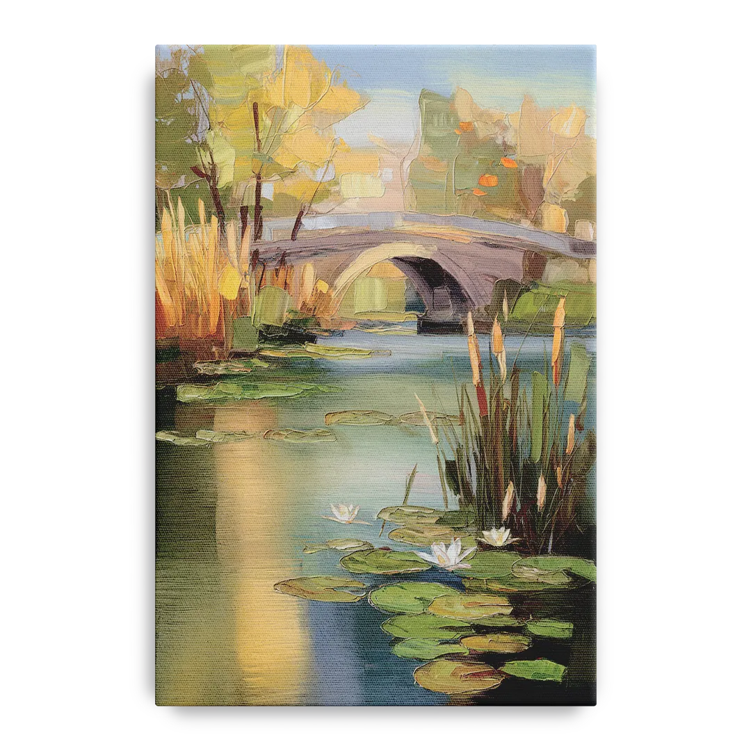 Madison Yahara River Tranquility Front - Canvas Wall Art