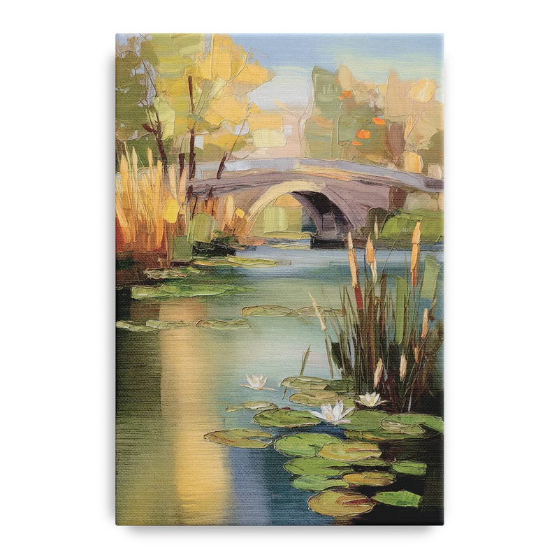 Madison Yahara River Tranquility Front - Canvas Wall Art