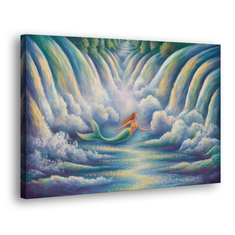 Maid of the Mist Journey - Canvas Wall Art - Side