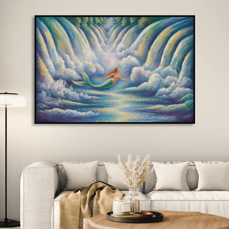 Maid of the Mist Journey Sitting Room - Black Canvas Wall Art