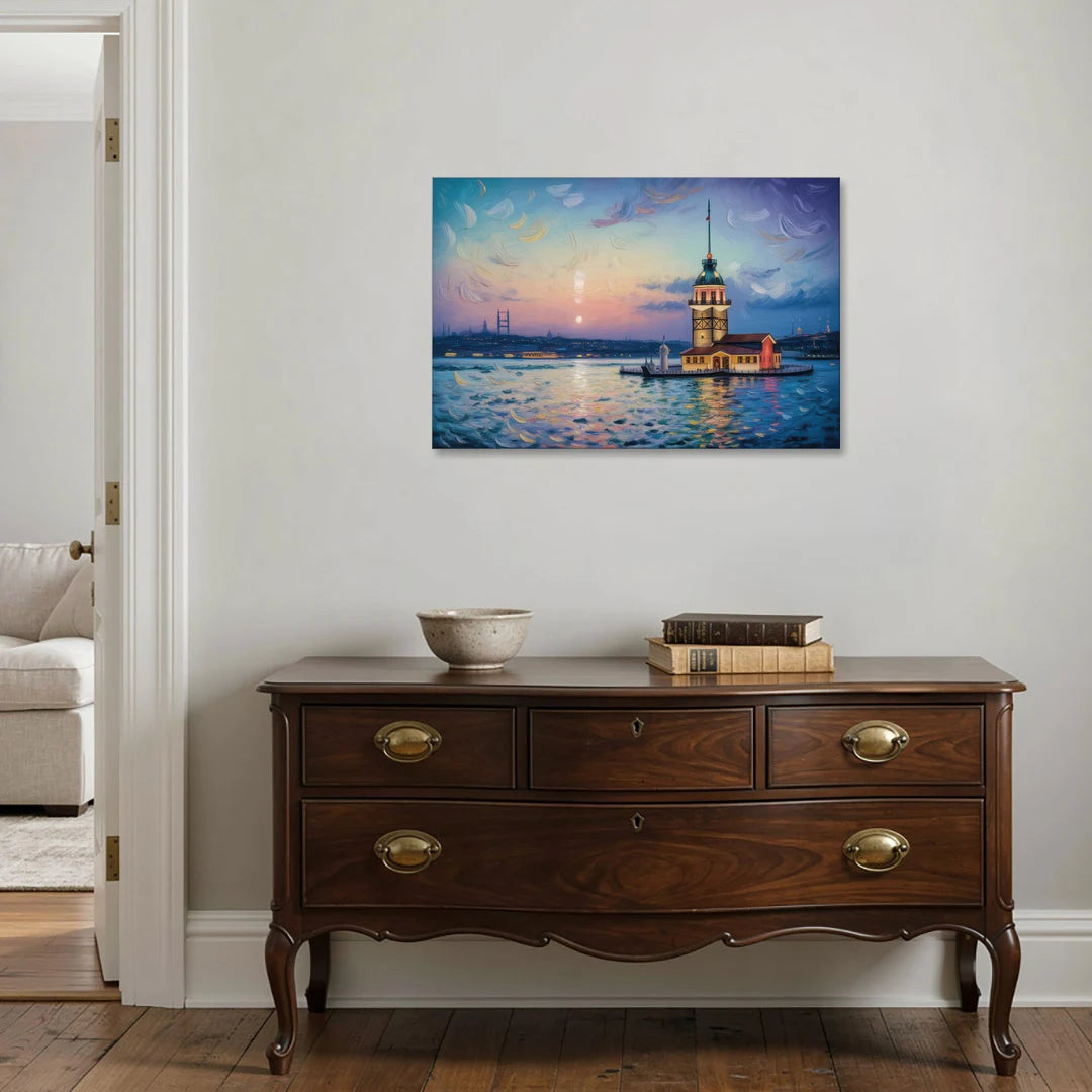 Maiden's Tower Mystery - Canvas Wall Art - Coffee Table - 36x24