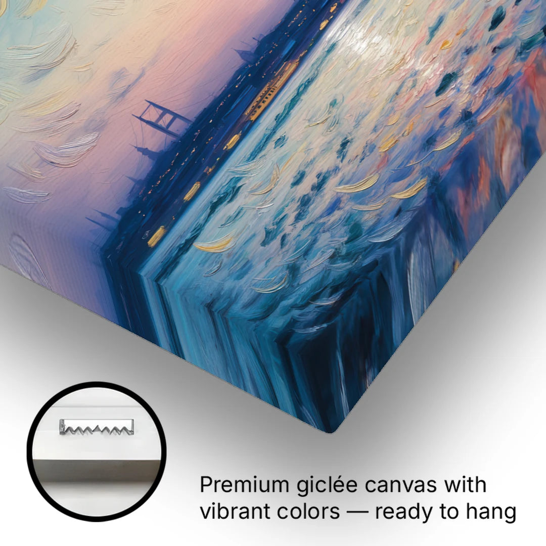 Maiden's Tower Mystery - Canvas Wall Art - Gallery Wrap Corner