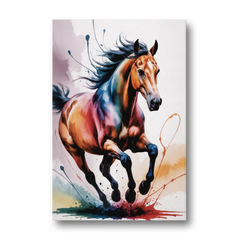 Majestic Galloping Horse - Canvas Wall Art - Front