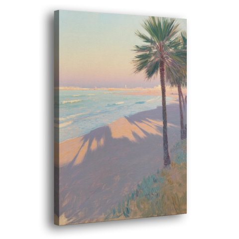 Malvarrosa Beach - Canvas Wall Art - Side