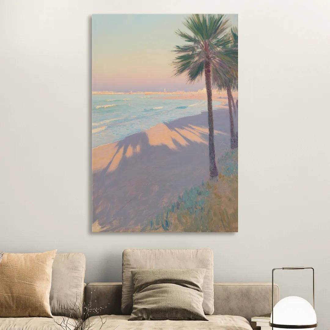 Malvarrosa Beach Sitting Room - Canvas Wall Art