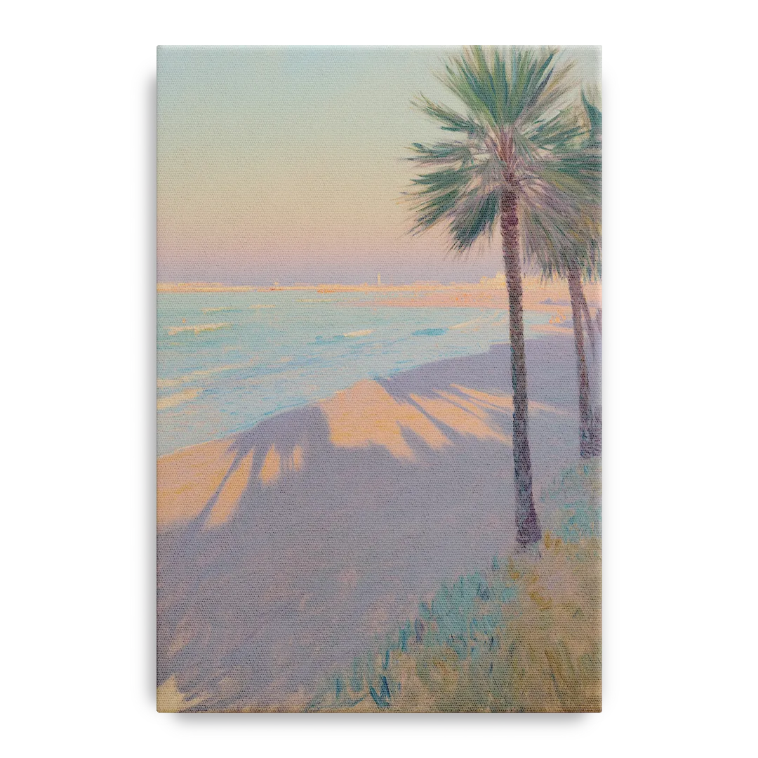 Malvarrosa Beach Front - Canvas Wall Art