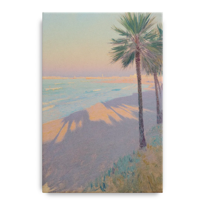 Malvarrosa Beach Front - Canvas Wall Art