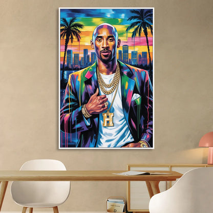 Mamba 2.0 Sitting Room - White Canvas Wall Art
