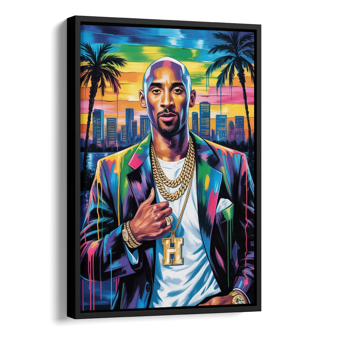 Mamba 2.0 Side - Black Canvas Wall Art
