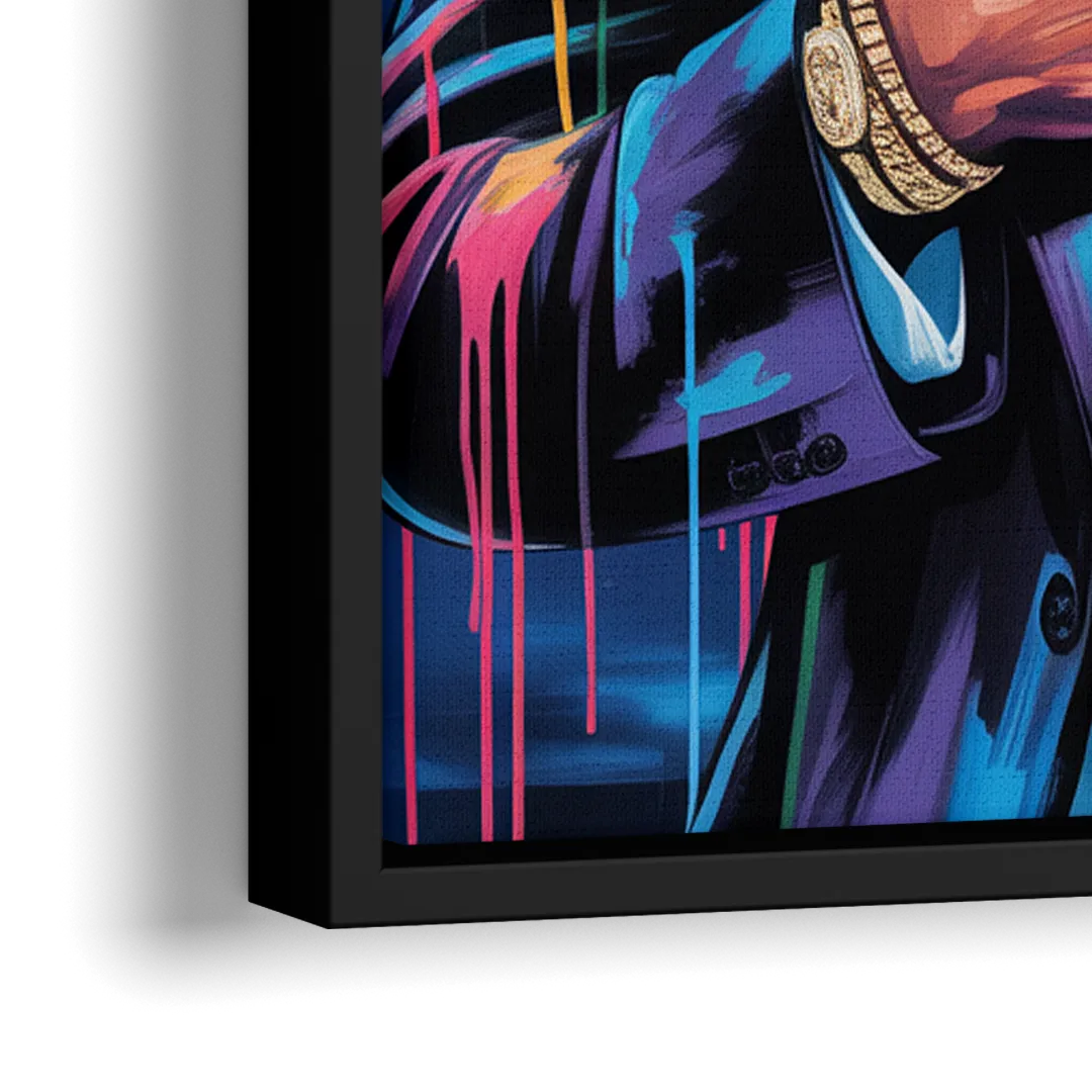 Mamba 2.0 - Close-Up Black Frame Canvas