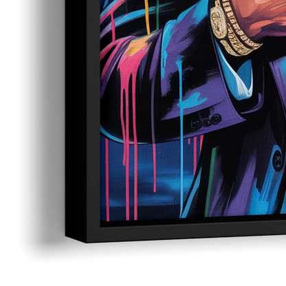 Mamba 2.0 - Close-Up Black Frame Canvas