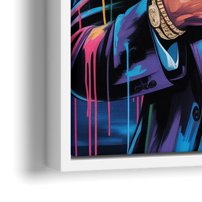 Mamba 2.0 - Close-Up White Frame Canvas