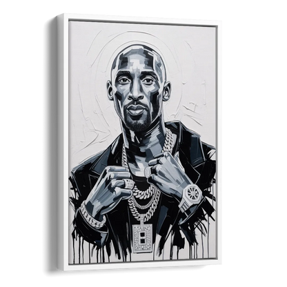 Mamba Side - White Canvas Wall Art