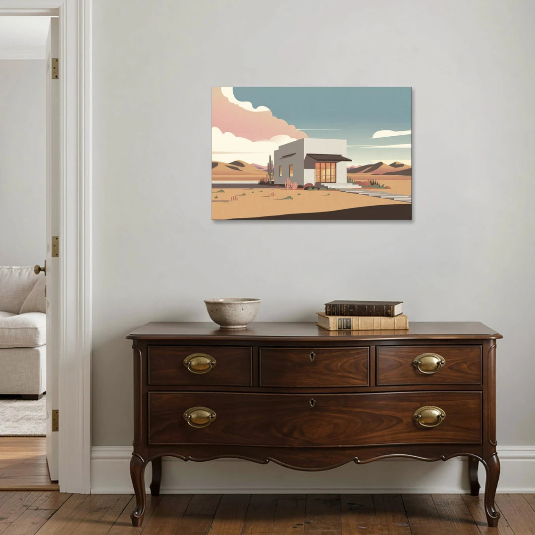 Marfa Artistic Vibes - Canvas Wall Art - Coffee Table - 36x24