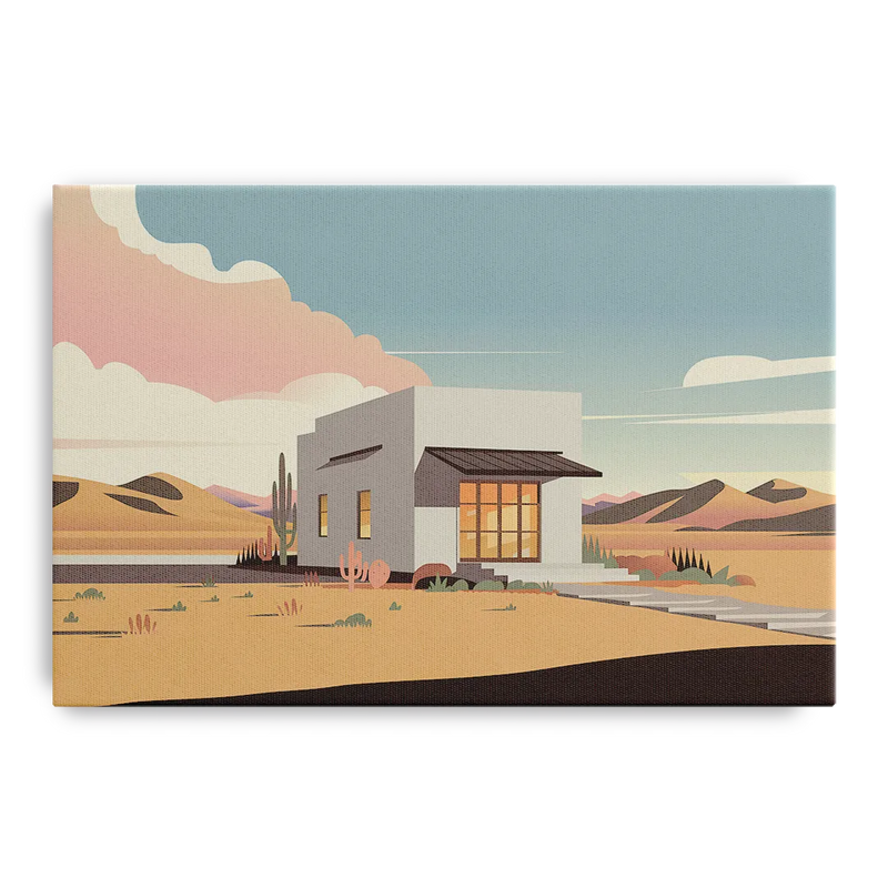 Marfa Artistic Vibes Front - Canvas Wall Art