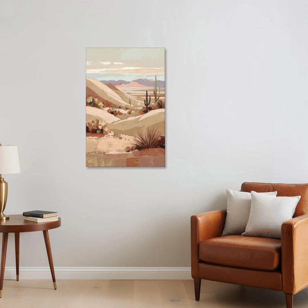 Marfa Desert Landscape - Canvas Wall Art - Sofa - 24x36