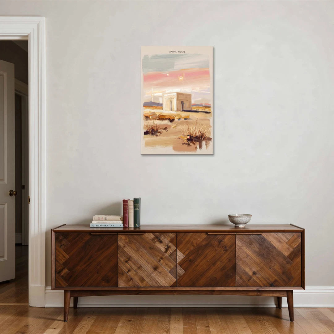 Marfa Scenic Beauty - Canvas Wall Art - Coffee Table - 24x36