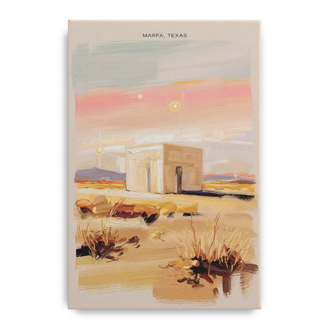 Marfa Scenic Beauty Front - Canvas Wall Art