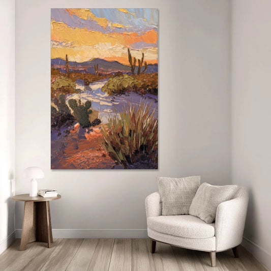 Marfa Sunset Glow - Canvas Wall Art - Sofa - 40x60