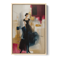 Maria Luisa Magic - Oak Framed Canvas Wall Art - Front
